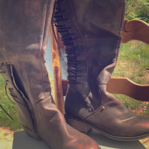 Maurices Shoes - Salene back lace up boot